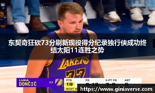 东契奇狂砍73分刷新现役得分纪录独行侠成功终结太阳11连胜之势